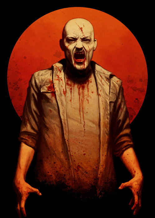 Yannick Bouchard a.k.a. moutchy Blood red sun