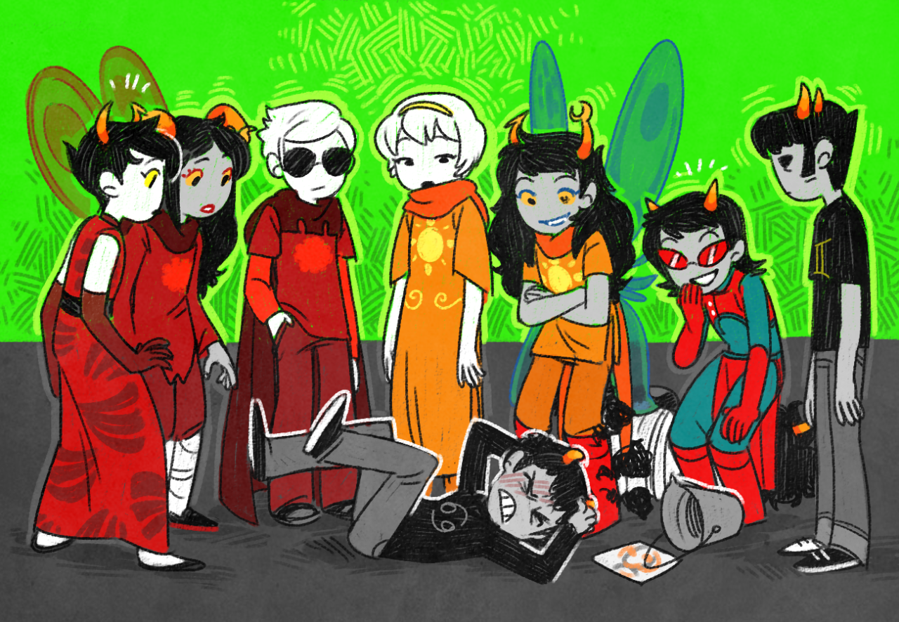 xamag-homestuck:  The first set I did for A6A6I5