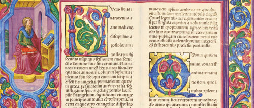 openmarginalis:Taddeo Bible of Borso d'Este by Taddeo Crivelli, Modena, Italy c. 1455-1461 via Wikim