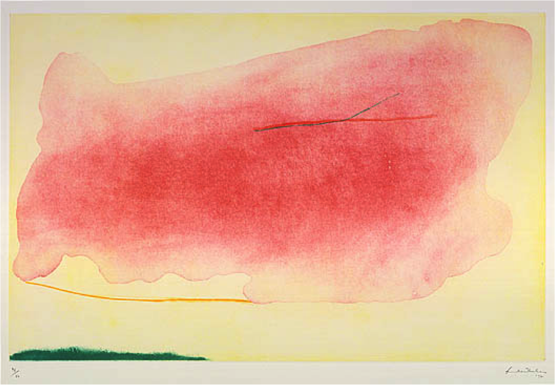 f0rtylegz:  ~Helen Frankenthaler~   Nepenthe     (1972) 