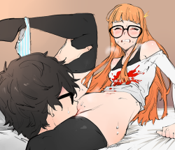 kenshin187lewds: Finally finished an old sketch. Futaba &lt;3