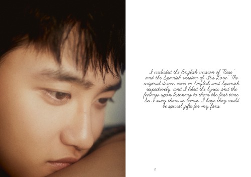 dailyweareoneexo:D.O. 디오 The 1st Mini Album ‘공감 (Empathy)’ iTunes Digital Booklet