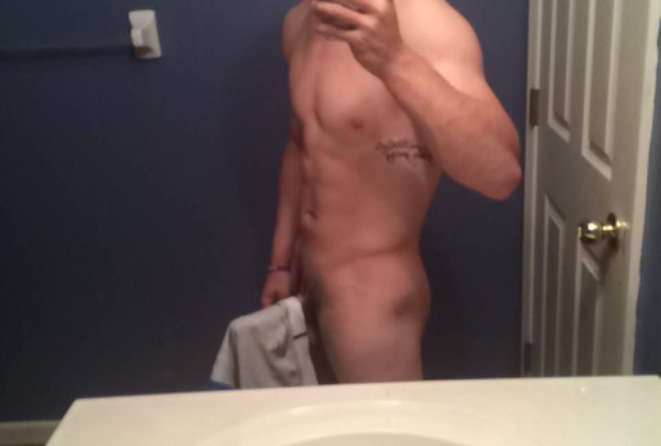 straightdudesnudes:  John is a sexy stud who whipped it out before I could even say