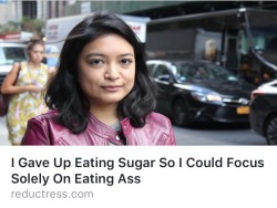 I should give up sugar too 