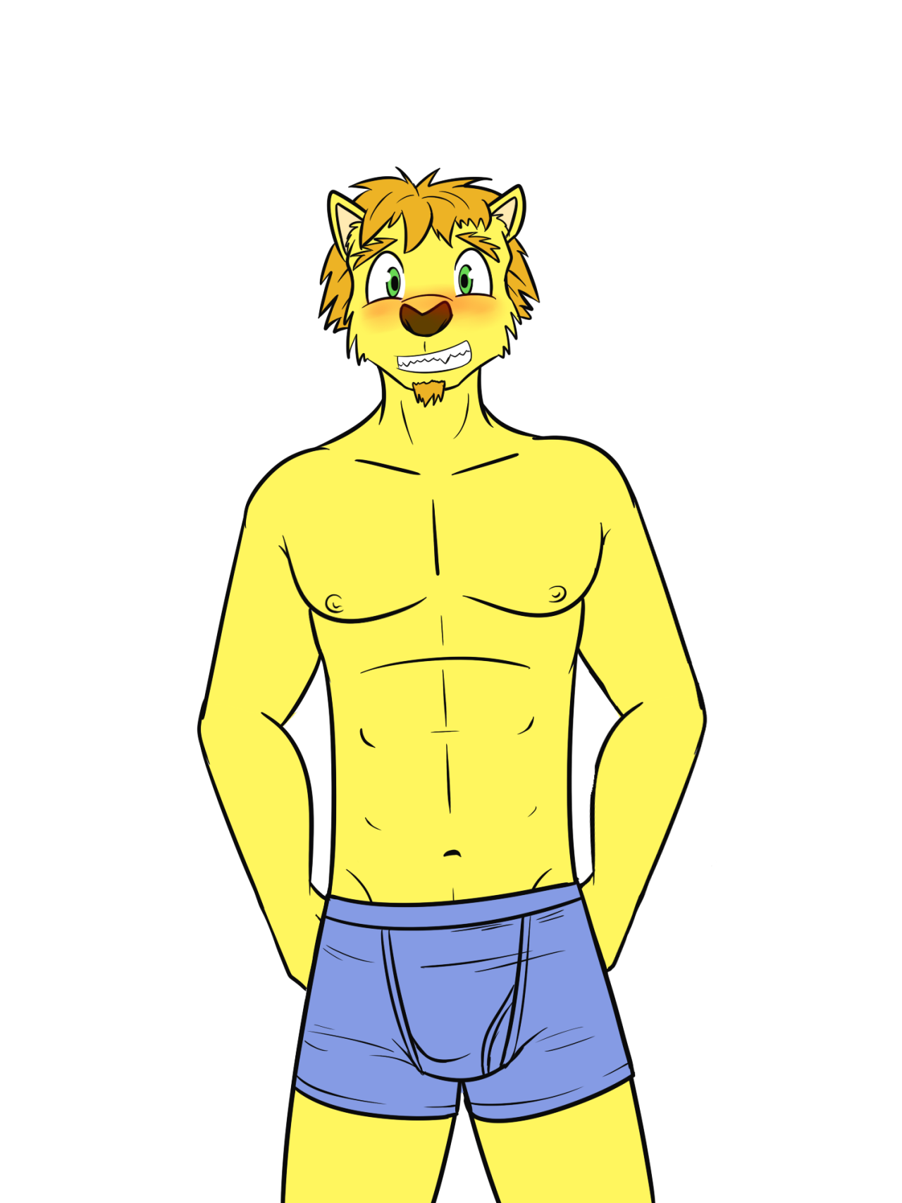 Lion dude in some normal clothing.  Have a plan for the guys, been busy working