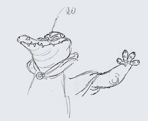 the-disney-elite:Milt Kahl’s production sketches of Captain Crocodile for Walt Disney’s ‘Robin Hood’