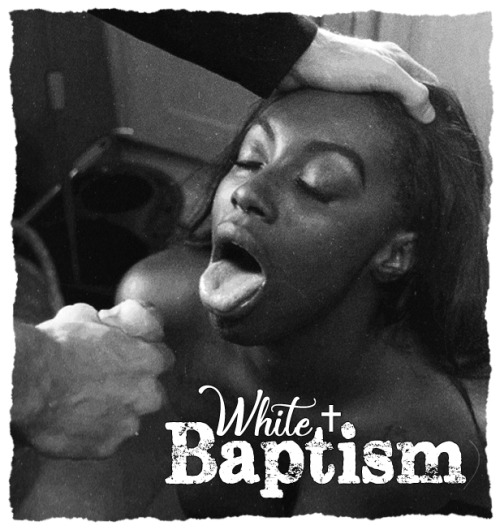 yourebonycumdump: tinytrini16: ✞ Close your eyes, open your mouth and receive the White God’s 