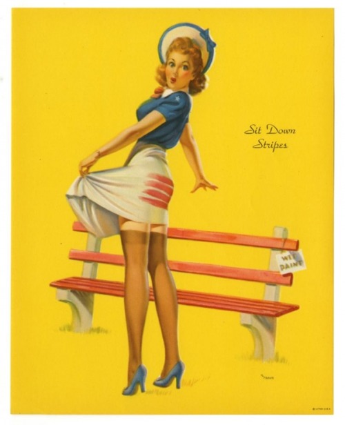 Sit Down Stripes - Art Frahm (1906-1981)