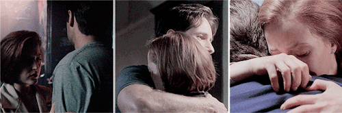 thexfilesnet:mulder & scully + hugs  [ requested by anon ]