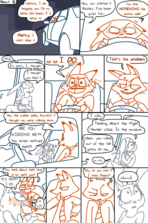 tgweaver:  The Late Stake Starring Judy Hopps and Nick Wilde An Adults-Only comic set in Zootopia. This comic contains both spoilers and lewd / NSFW content.This set includes both Part 1 (up to Hour 4) and Part 2. I try not to self-advertise, but if you