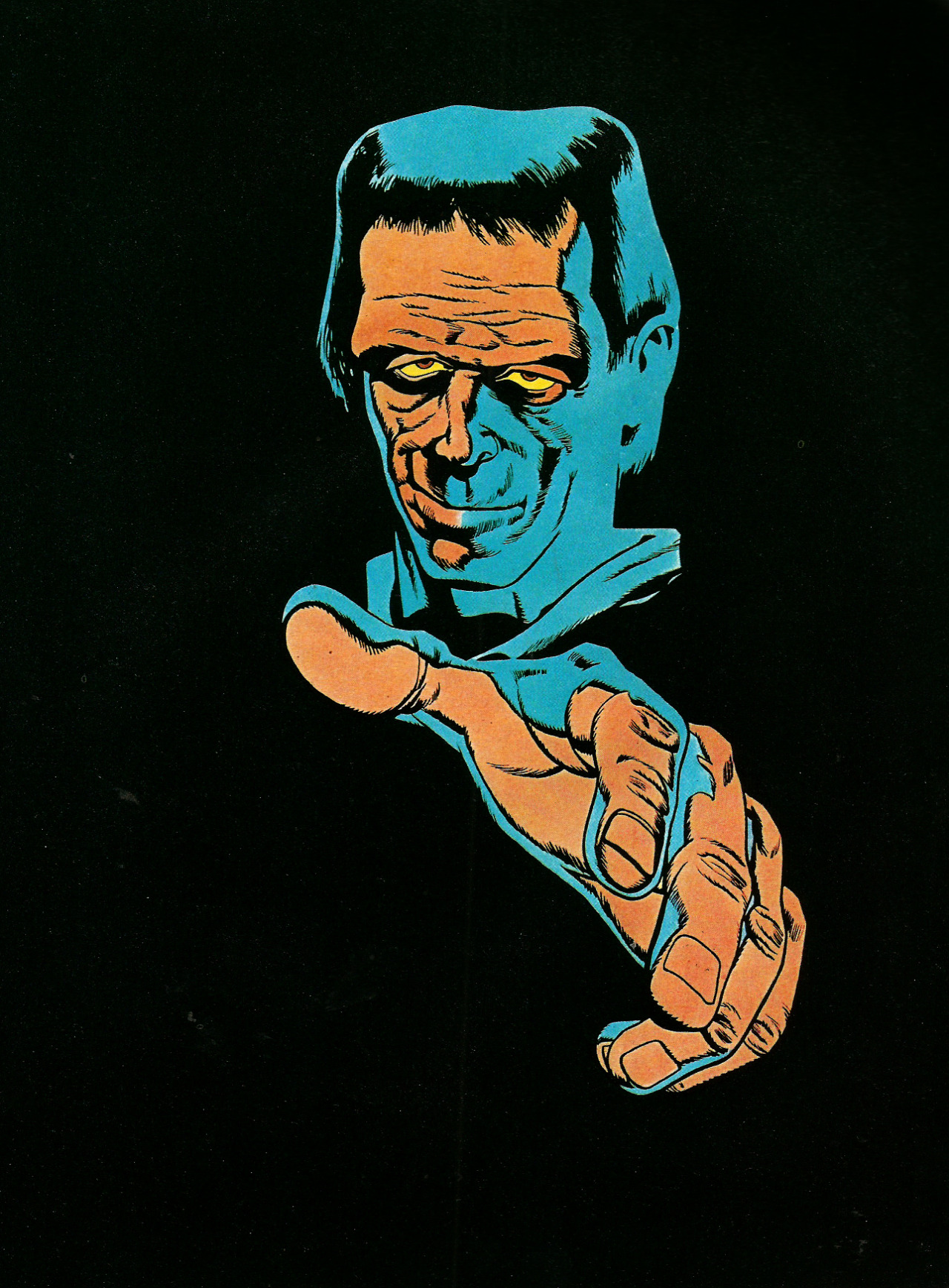 Page from Horror Classics Library: Frankenstein retold from Mary Shelley&rsquo;s