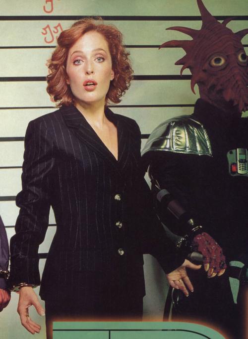 Right now, I am Gillian in this image. She is me. My job is the incarcerated alien freedom fighter w