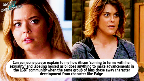 Confession: Can someone please explain to me how Alison &ldquo;coming to terms with her sex