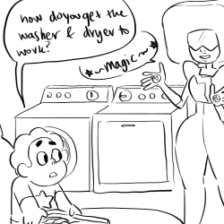 two part ep where laundry gem breaks free and tries to build a tower to homeworld using all of the world’s clothes 