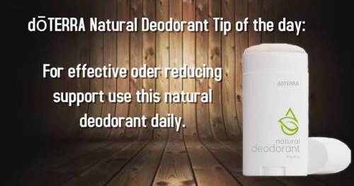 doTERRA Natural Deodorant is an all-natural formula infused with Cypress, Melaleuca, Cedarwood, and 