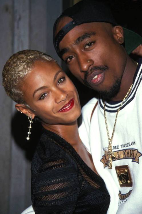 twixnmix: Jada Pinkett and Tupac Shakur at the premiere of Jason’s Lyric, September 1994. 