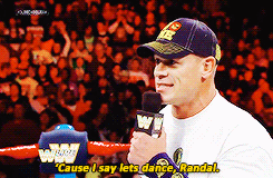 Haha he called him Randal!