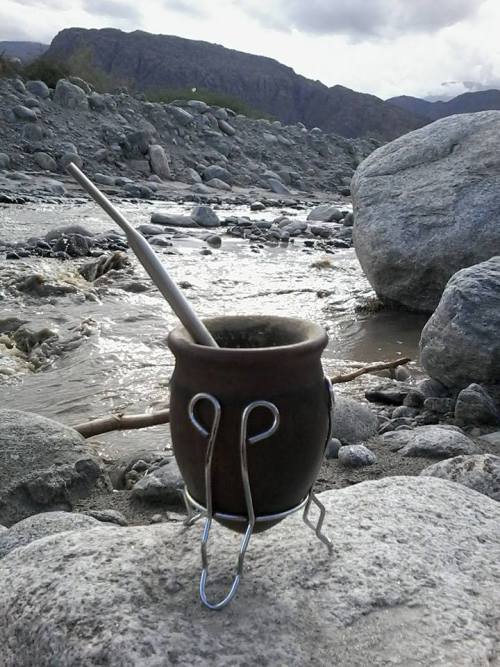 Mates by the river