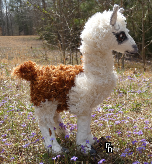 We need a break from all the drama. Meet Rama the No Drama Llama. He is a combination of cross stitc