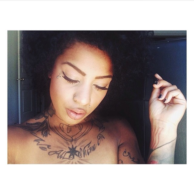 blackgirlsinked:  #WCW @dee_sondra 😍😍😍😍 #InkedBeauty