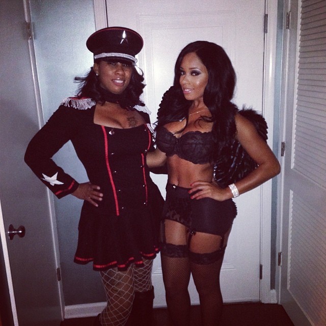 xoxosheneka:  Me &amp; my bestie @chinababy313 ❤️ #happyhalloween 