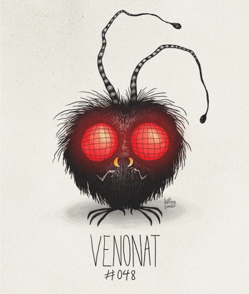 sixpenceee:  Tim Burton Inspired Pokemon Drawing by Vaughn Pinpin (More Images)