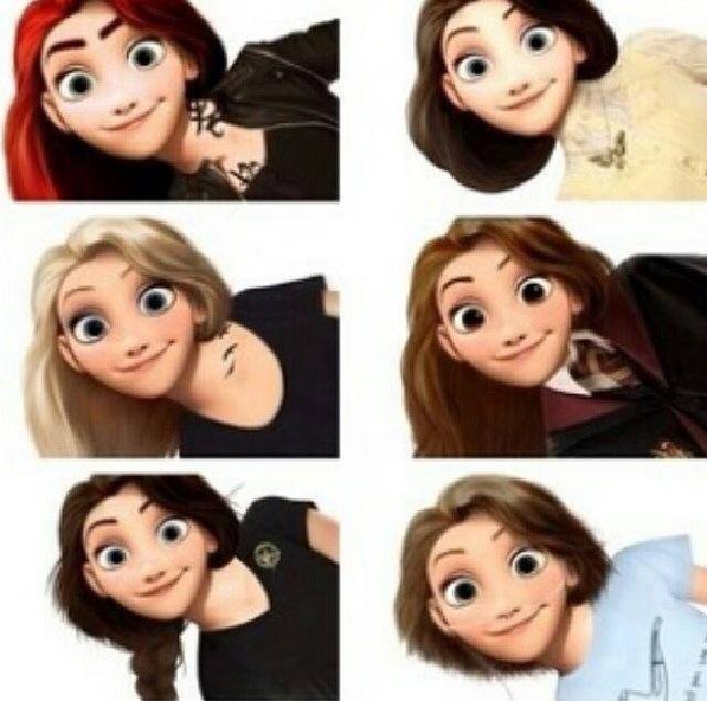 heron-duck:  adventuresofateenagebookworm:  Rapunzel as various YA heroines  THIS