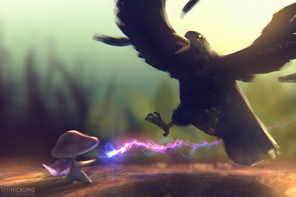 Daily Spitpaint topic - “Mushroom Magician”