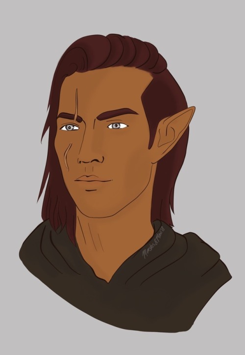 Kaelas, my elf mage from Dragon Age: Inquisition. Having an absolute blast playing this for the firs