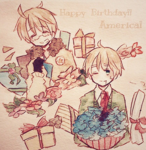 kuutyan11: もう一枚！！Happy Birthday America~~!!