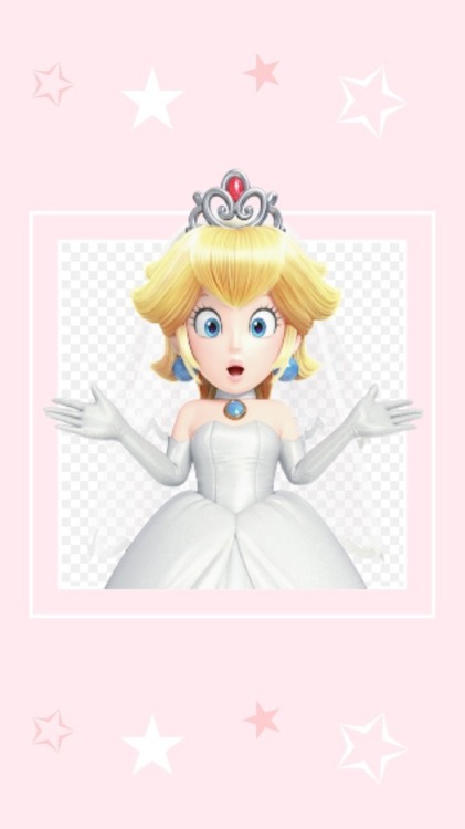 pastel-blaster:Princess Peach in a wedding dress wallpapers for @manamikun