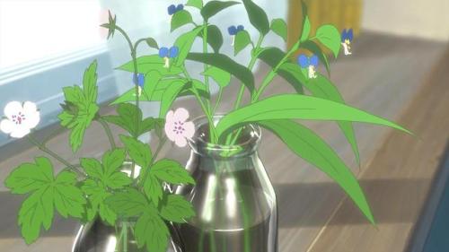 Flower memorials, Wolf Children (2012)