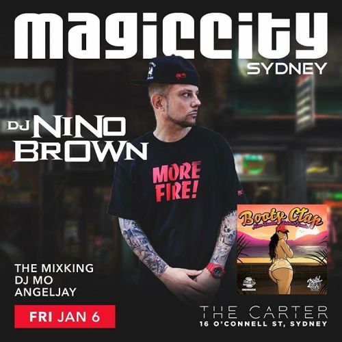 MAGIC CITY // JANUARY 6  GUEST DJ - @dj_ninobrown  THE CARTER  16 O'Connell St, Sydney  #djangeljay 