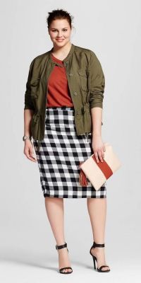beautiful-real-women:  Plus Size Pencil Skirt - Who What Wear for Target