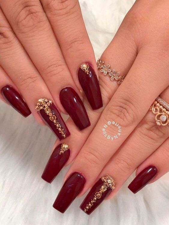 Easy And Classy Burgundy Nail Designs – Fashion