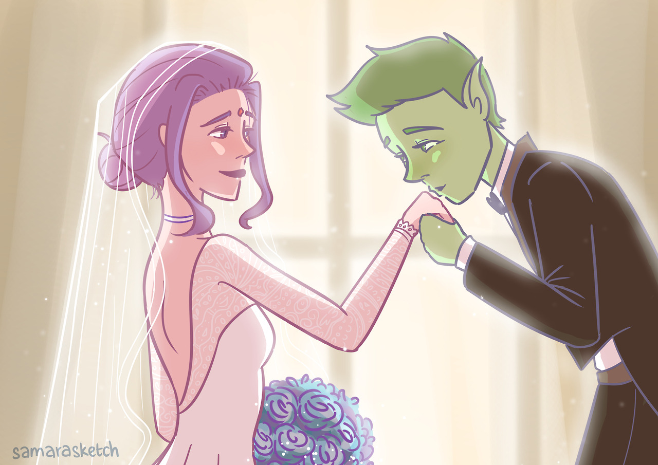 samarasketch:MarriageBBRae Week Day 5 The Titans were surprised at the announcement