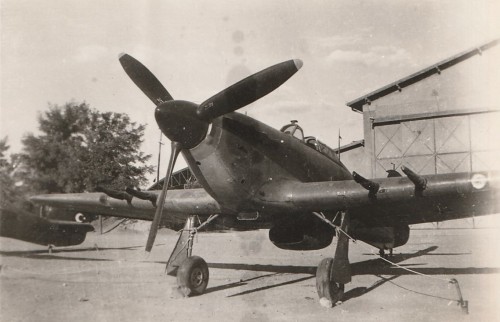 bigglesworld:  Hawker Hurricane. Tethered