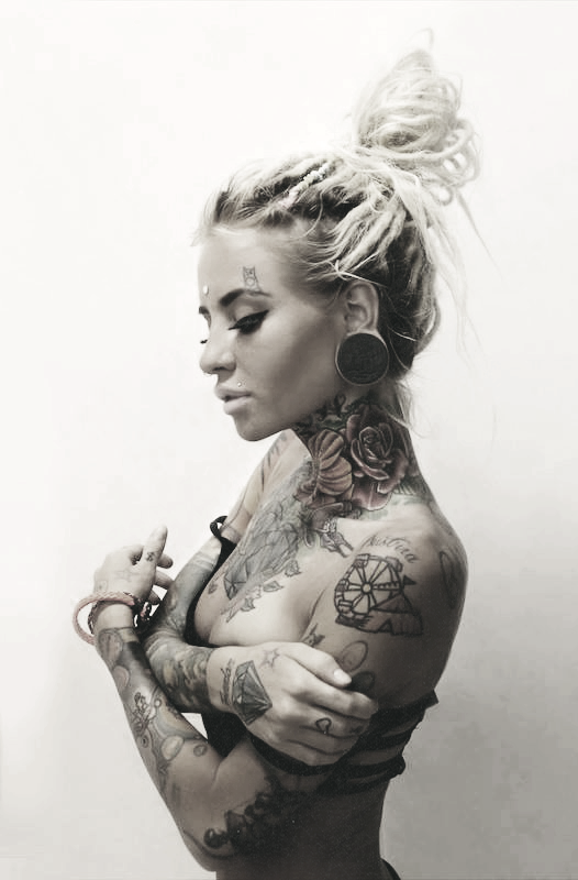 Insatiable taste for tattooed ladies