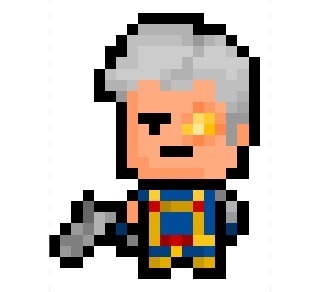 32x32 Rudy  Pixel art, Pixel art characters, Cartoon character design