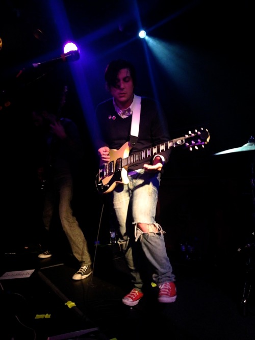 keysgirlpowershirt: frnkiero andthe cellabration, at the barfly, camden, 8/11/14