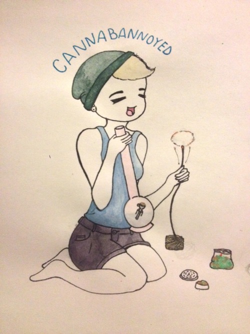 smokinsnorlax:  I made a thing! 💜💙💚💙💜cannabannoyed