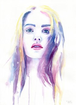 jedavu:  Watercolor Paintings by Cora and