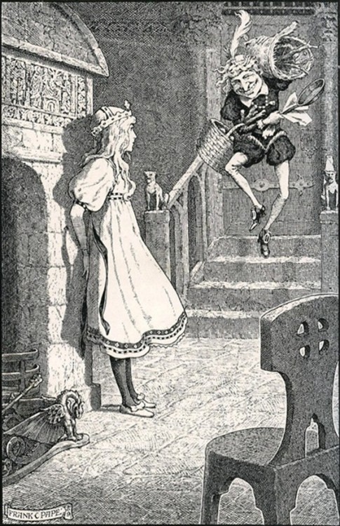 Frank Cheyne Papé ~ Princess &amp; The Goblin ~ The Story of the Queen of 