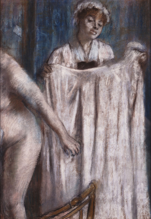 Después del baño por Degas, 1888-89.