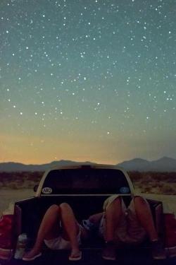 Sleeping Under The Stars Is Awesomee! | via