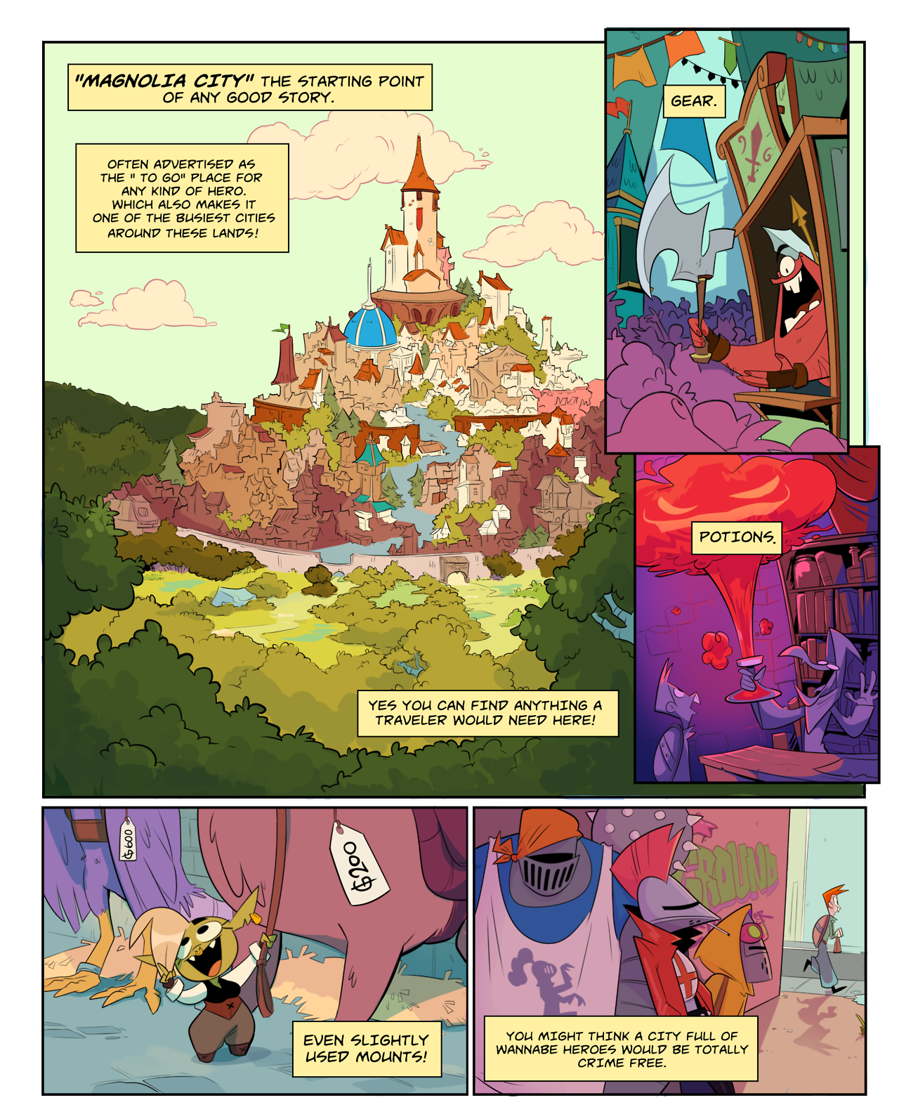 no-lasko: hernyart:  hoppinggills:  First page of this comic. I plan to update every