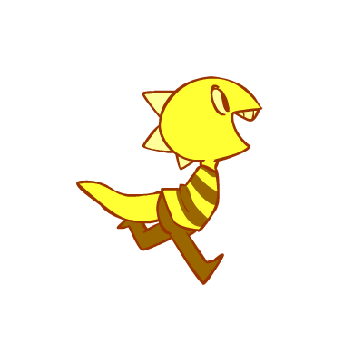 knoggart:  Why go to bed when you can animate Monster Kid at 3am? What a cute lil’