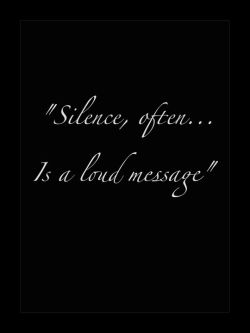 sensualtexasgal:  🌻😔 It can be both powerful or cowardly.  Agreement or negation.  Rewarding or punishing.  Alas, it depends on intent and usually body language to understand it’s meaning. 🌻😕 