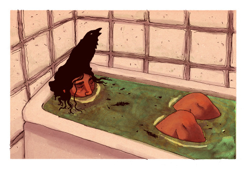 Things Have Been Pretty Busy As Of Late. Heres A Coloured Version Of An Inktober Drawing For Now.