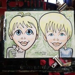 Doing caricatures in Melrose, MA! 11-5 today,